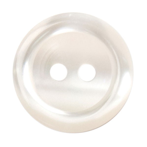 S1113 - SEHLBACH B BUTTON RINGED WHITE MED X45