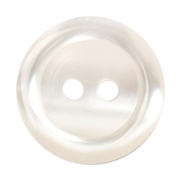 S1114 - SEHLBACH B BUTTON RINGED WHITE LG X40