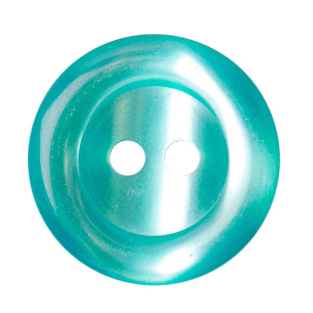S1128 - SEHLBACH B BUTTON RINGED TURQUOISE MED X45