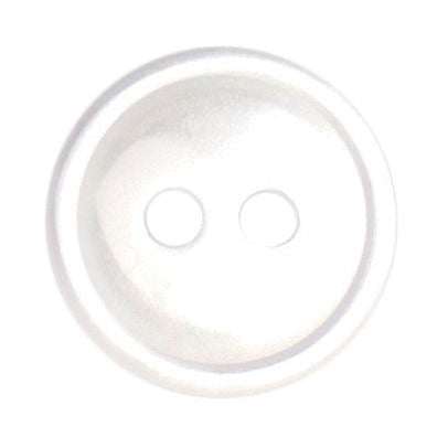 S1136 - SEHLBACH A BUTTON 2HOLE WHITE 11MM X100