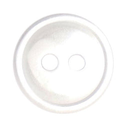 S1136 - SEHLBACH A BUTTON 2HOLE WHITE 11MM X100