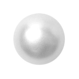 S1146 - SEHLBACH C BUTTON PEARL ROUND (FLAT BACK) 11MM X30