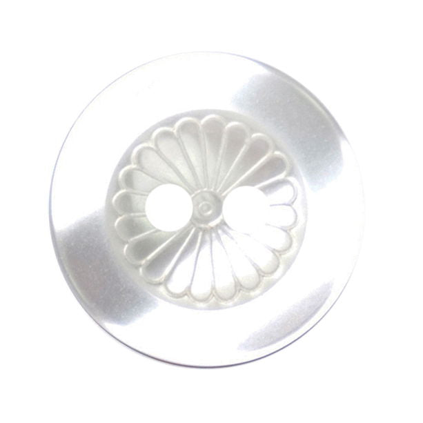S1363 - SEHLBACH B BUTTON WHITE SM X65
