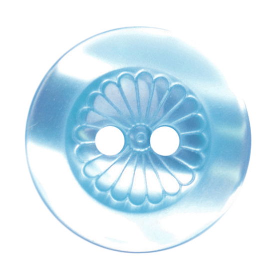 S1374 - SEHLBACH B BUTTON BLUE LG X30