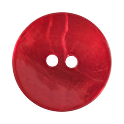 S1448 - SEHLBACH C BUTTON 2HOLE SHELL RUBY MED X30