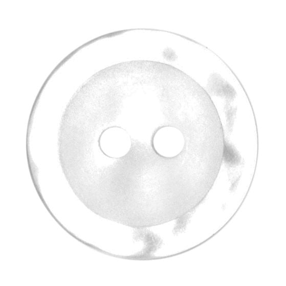 S1605 - SEHLBACH A BUTTON RIMMED LG WHITE X40