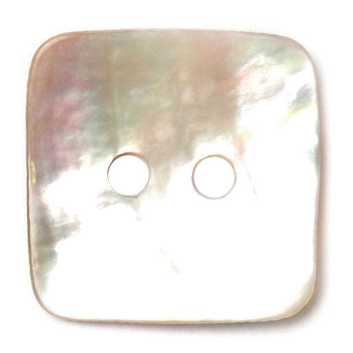 S1723 - SEHLBACH C BUTTON 2H MOTHER OF PEARL SQUARE 17MM  X15