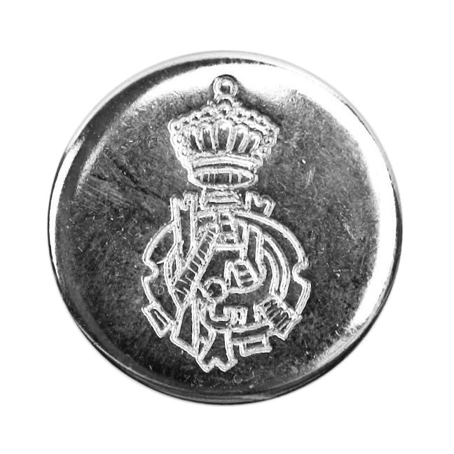 S1742 - SEHLBACH D BUTTON METAL SEAL SILVER LG X15