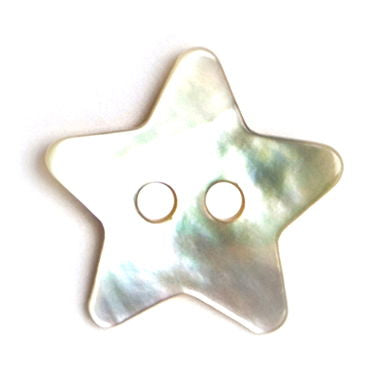S1747 - SEHLBACH B SHELL BUTTON SHELL STAR MED X20