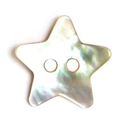 S1747 - SEHLBACH B SHELL BUTTON SHELL STAR MED X20