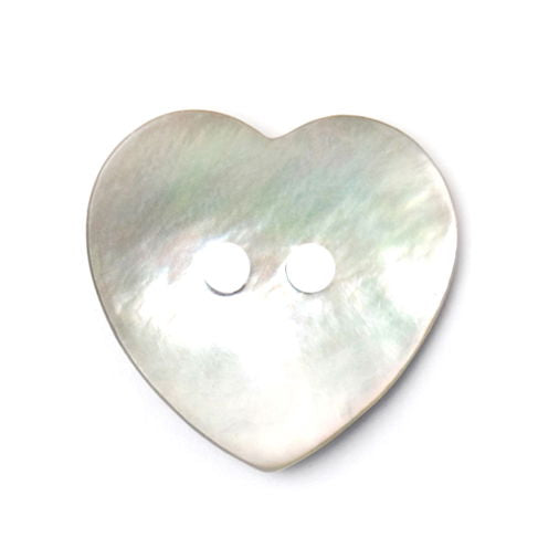 S1755 - SEHLBACH B BUTTON SHELL HEART SM X25