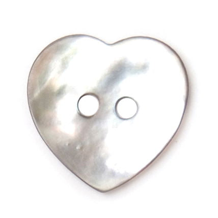 S1756 - SEHLBACH B BUTTON SHELL HEART MED X20
