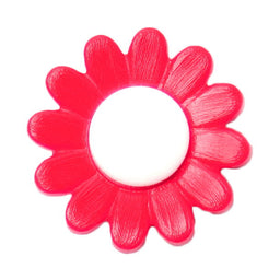 S1777 - SEHLBACH B BUTTON LG DAISY RED X15