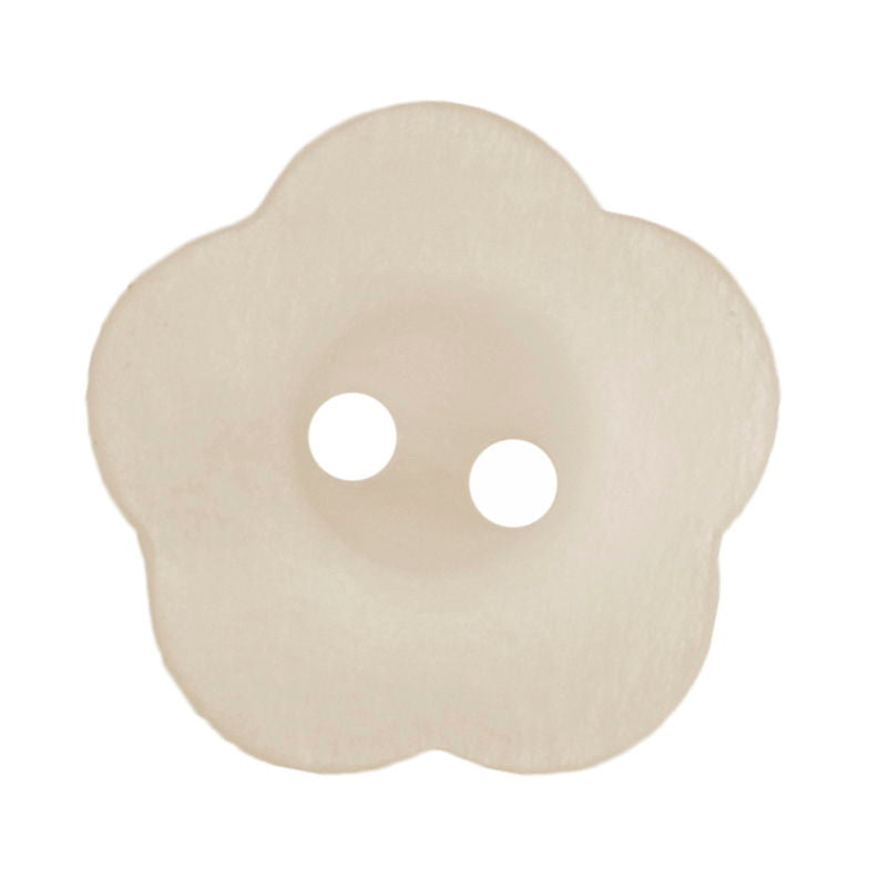 S1803 - SEHLBACH B BUTTON FLOWER-L WHITE X25