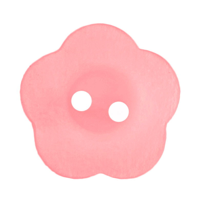 S1804 - SEHLBACH B BUTTON FLOWER-L PINK X25