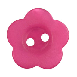 S1806 - SEHLBACH B BUTTON FLOWER-L BRIGHT PINK X25