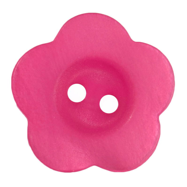 S1812 - SEHLBACH B BUTTON FLOWER-XL BRIGHT PINK X20