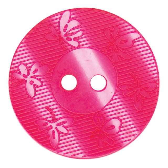S2038 - SEHLBACH B BUTTON LG DEEP PINK X25