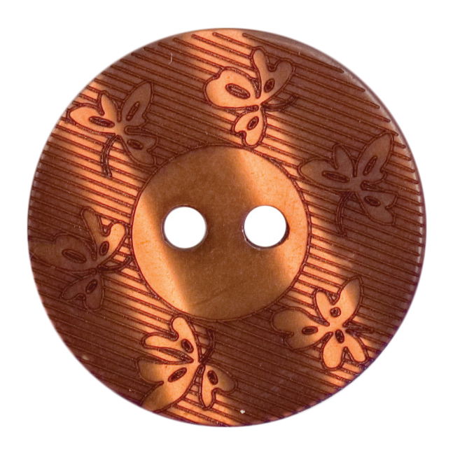 S2042 - SEHLBACH B BUTTON LG CHOCOLATE X25