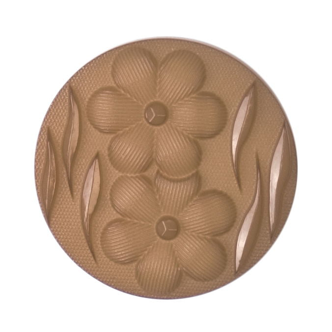 S2071 - SEHLBACH C BUTTON FLOWERS SM LT BROWN X20