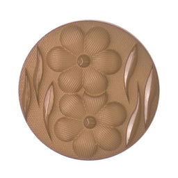 S2071 - SEHLBACH C BUTTON FLOWERS SM LT BROWN X20