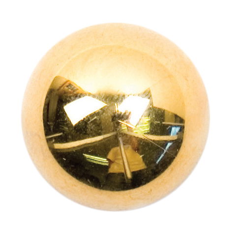 S2085 - SEHLBACH B BUTTON METAL DOME GOLD SM X20