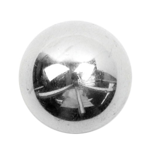 S2087 - SEHLBACH B BUTTON METAL DOME SILVER SM X20