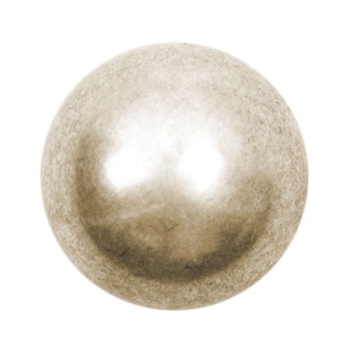 S2089 - SEHLBACH B BUTTON METAL DOME SILVER SM X20