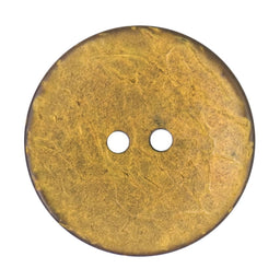 S2102 - SEHLBACH C BUTTON COCONUT EFFECT COL YELLOW X 15