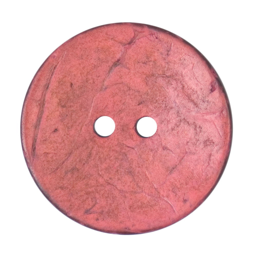 S2104 - SEHLBACH C BUTTON COCONUT EFFECT COL DARK PINK X 15