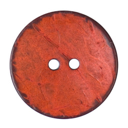 S2108 - SEHLBACH C BUTTON COCONUT EFFECT COL ORANGE X15