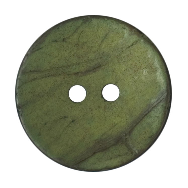 S2109 - SEHLBACH C BUTTON COCONUT EFFECT COL GREEN X20