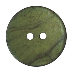 S2109 - SEHLBACH C BUTTON COCONUT EFFECT COL GREEN X20