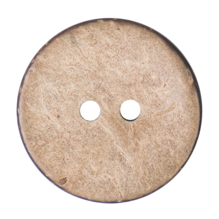 S2111 - SEHLBACH C BUTTON COCONUT EFFECT COL  BEIGE X 20