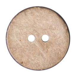 S2111 - SEHLBACH C BUTTON COCONUT EFFECT COL  BEIGE X 20