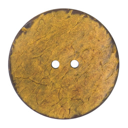 S2118 - SEHLBACH C BUTTON COCONUT EFFECT COL YELLOW
