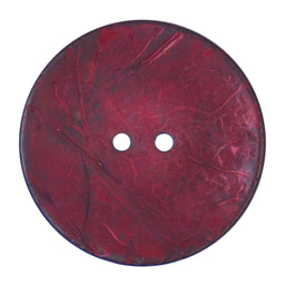 S2120 - SEHLBACH C BUTTON COCONUT EFFECT COL BURGUNDY