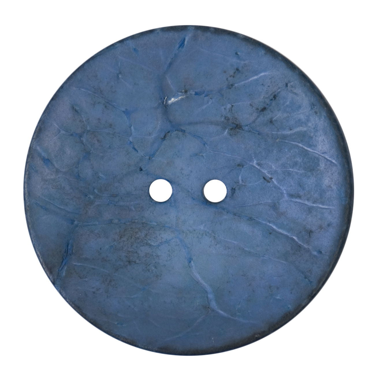S2124 - SEHLBACH C BUTTON COCONUT EFFECT COL BLUE