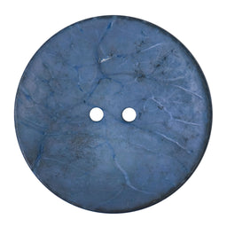 S2124 - SEHLBACH C BUTTON COCONUT EFFECT COL BLUE