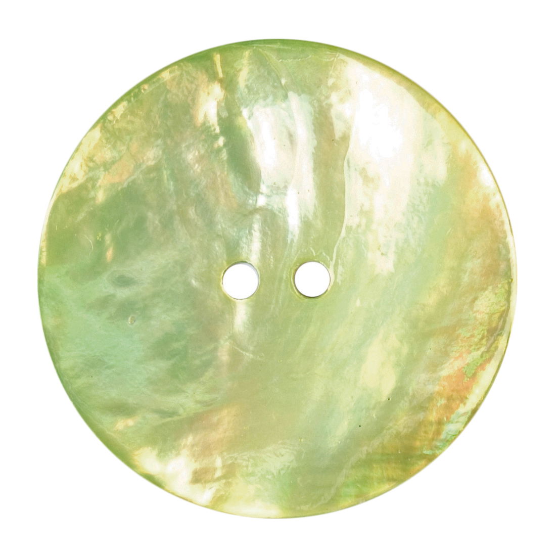 S2130 - SEHLBACH C BUTTON LARGE LT GREEN SHELL 10/PK