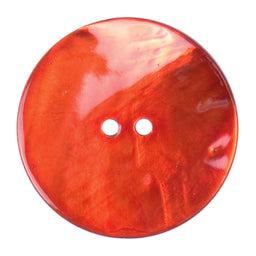 S2134 - SEHLBACH C  BUTTON ORANGE SHELL EFFECT LGX 10