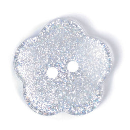 S2219 - SEHLBACH B BUTTON FLOWER GLITTER PK 30