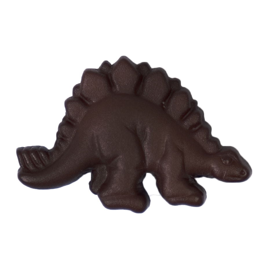 S2250 - SEHLBACH C BUTTON DINOSAUR BROWN  X 10