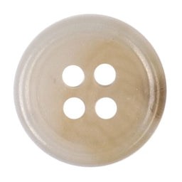 S2262 - SEHLBACH B BUTTON  4HOLE SM X50 NEUTRAL/BROWN SWIRL