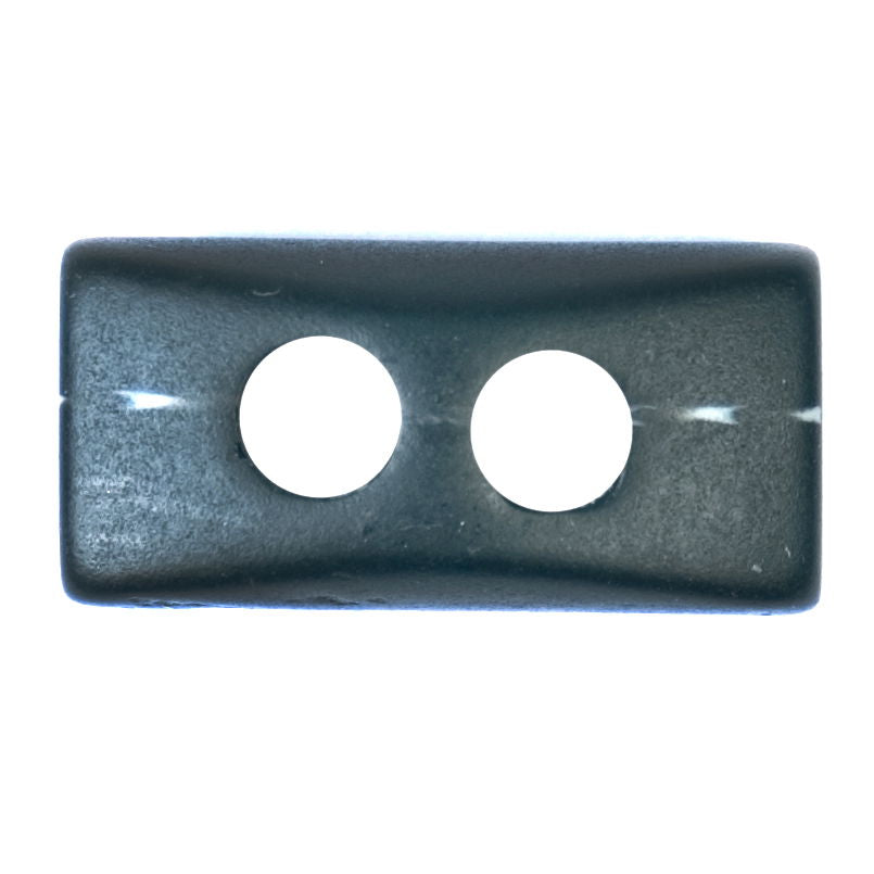 S2271 - SEHLBACH C BUTTON BLACK 2 HOLE TOGGLE 15/PK