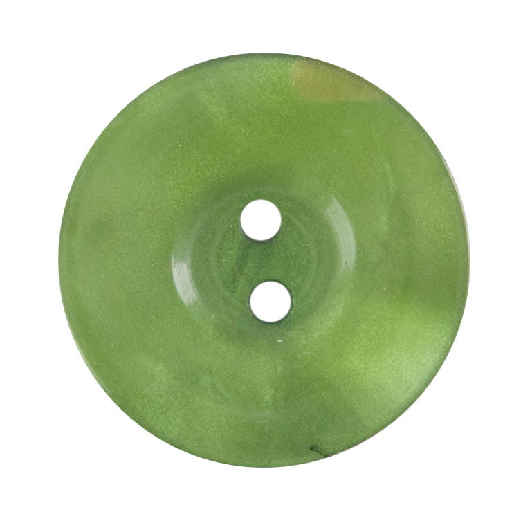 S2418 - SEHLBACH B BUTTON DAPPLED GREEN 2 HOLE  MED X30