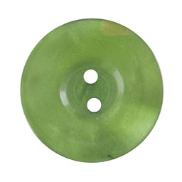 S2418 - SEHLBACH B BUTTON DAPPLED GREEN 2 HOLE  MED X30