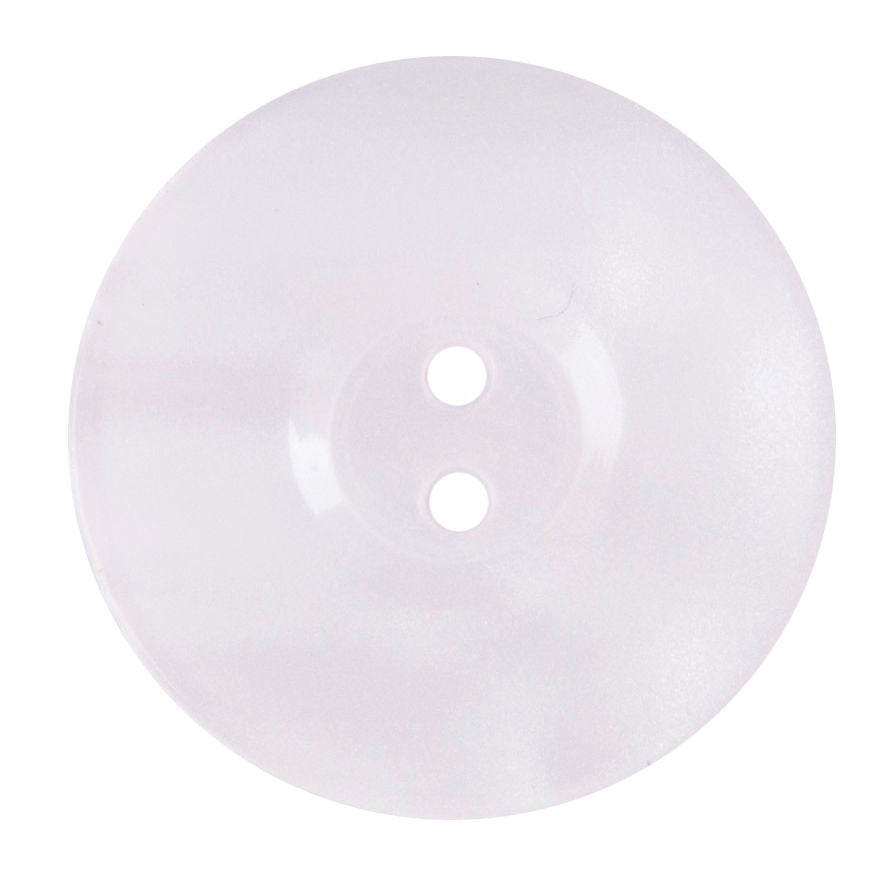 S2420 - SEHLBACH B BUTTON DAPPLED WHITE 2 HOLE LARGE  X20