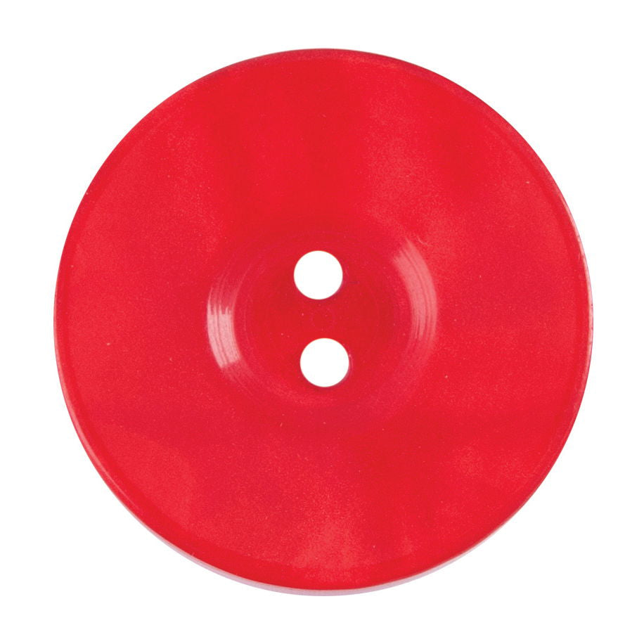 S2422 - SEHLBACH B BUTTON DAPPLED RED 2 HOLE LARGE  X20