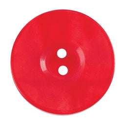 S2422 - SEHLBACH B BUTTON DAPPLED RED 2 HOLE LARGE  X20